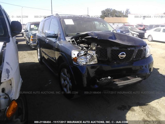 5N1BA08D58N604909 - 2008 NISSAN ARMADA SE/LE Dark Blue photo 1