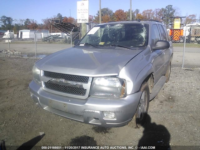 1GNDT13S472148430 - 2007 CHEVROLET TRAILBLAZER LS/LT SILVER photo 6