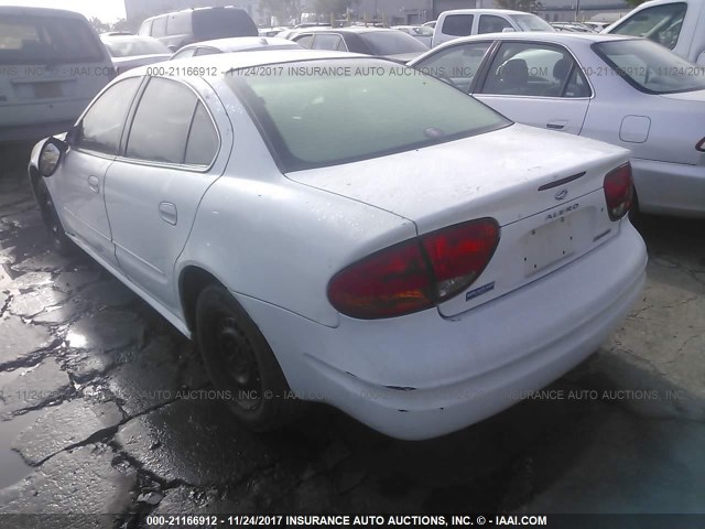 1G3NK52T51C116122 - 2001 OLDSMOBILE ALERO GX WHITE photo 3