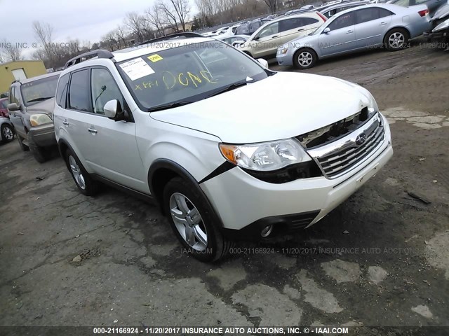 JF2SH64679H753253 - 2009 SUBARU FORESTER 2.5X LIMITED WHITE photo 1