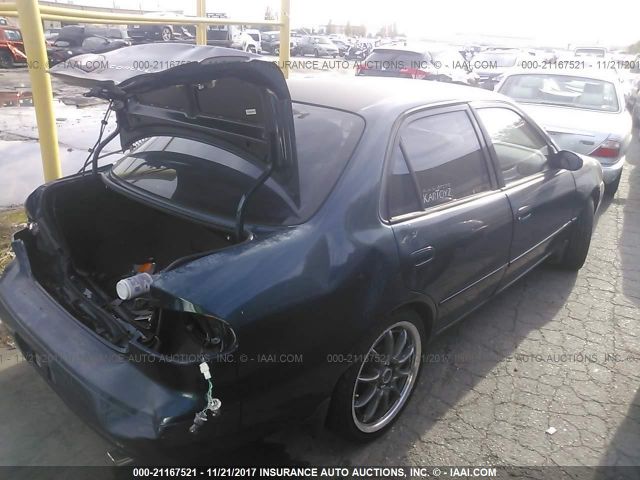 1NXBR18E8WZ059296 - 1998 TOYOTA COROLLA VE/CE/LE BLUE photo 4