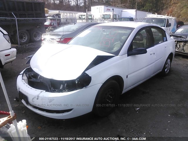 1G8AJ52F93Z128652 - 2003 SATURN ION LEVEL 2 WHITE photo 2