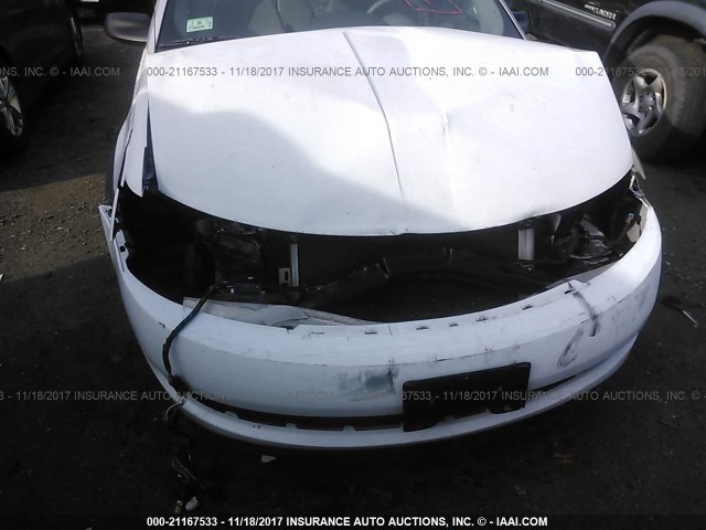 1G8AJ52F93Z128652 - 2003 SATURN ION LEVEL 2 WHITE photo 6