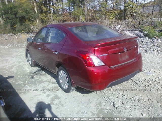 3N1CN7AP8GL910577 - 2016 NISSAN VERSA S/S PLUS/SV/SL RED photo 3