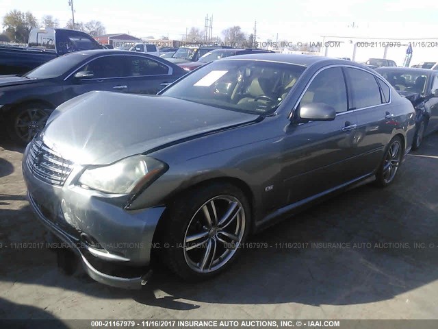 JNKAY01E86M116473 - 2006 INFINITI M35 SPORT GRAY photo 2