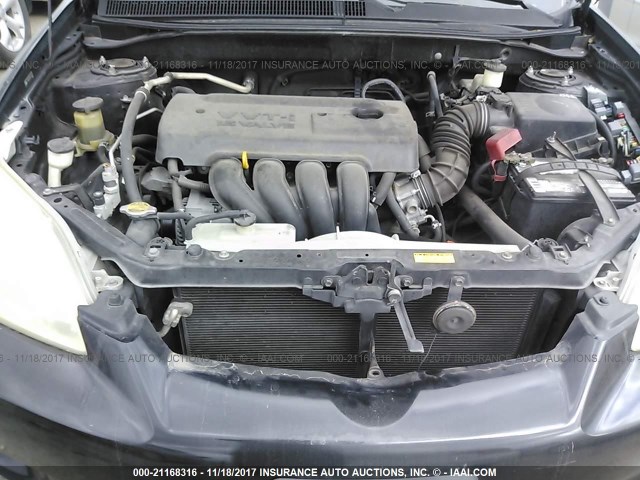 2T1KR32E66C617507 - 2006 TOYOTA COROLLA MATRIX XR BLACK photo 10
