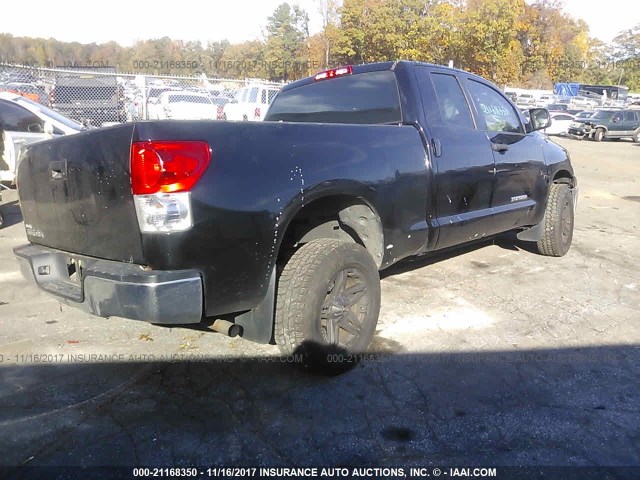 5TFRU54188X009303 - 2008 TOYOTA TUNDRA DOUBLE CAB/DOUBLE CAB SR5 BLACK photo 4