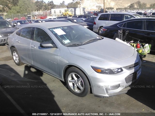 1G1ZB5ST0HF256095 - 2017 CHEVROLET MALIBU LS SILVER photo 1