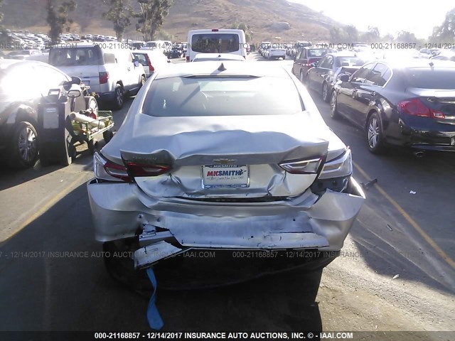 1G1ZB5ST0HF256095 - 2017 CHEVROLET MALIBU LS SILVER photo 6