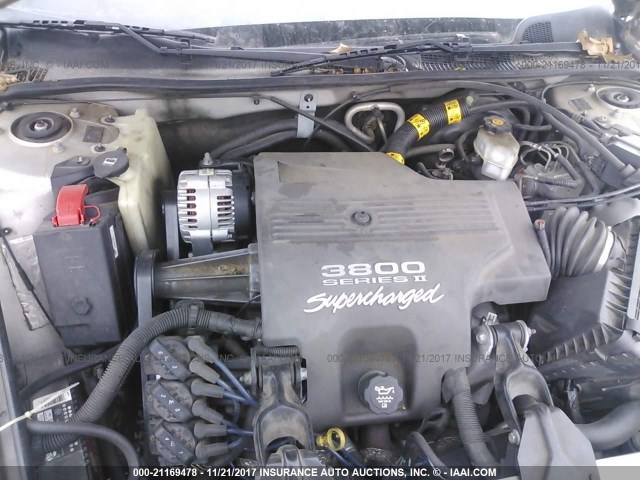 2G4WF551231154589 - 2003 BUICK REGAL GS SILVER photo 10