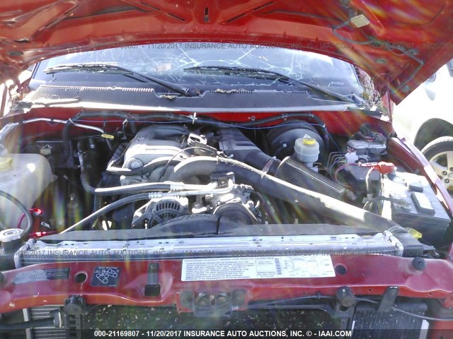 1B7KF23W0YJ117182 - 2000 DODGE RAM 2500 RED photo 10