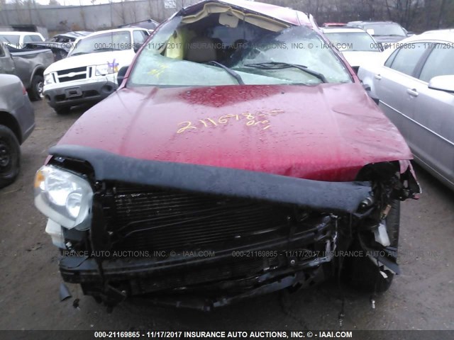 1FMCU94196KD23917 - 2006 FORD ESCAPE LIMITED RED photo 6