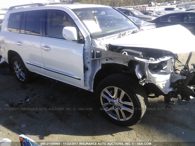 JTJHY7AX2F4179060 - 2015 LEXUS LX WHITE photo 1