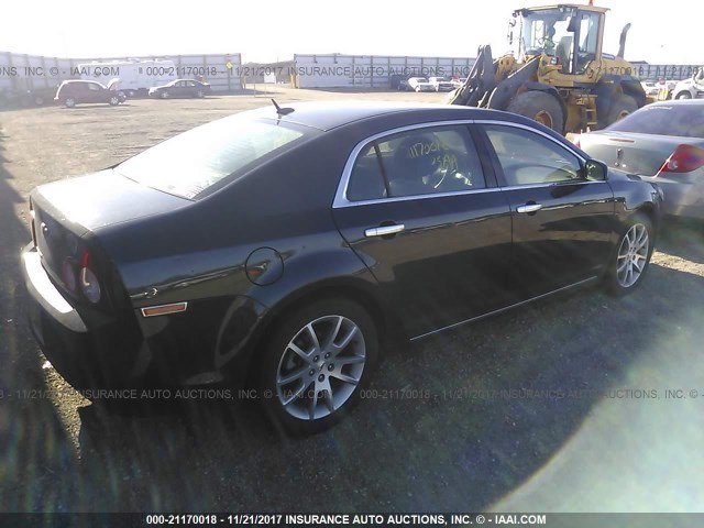 1G1ZE5E11BF353976 - 2011 CHEVROLET MALIBU LTZ 黑色 照片 4