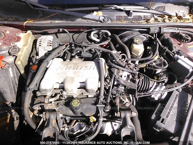 1G2WK52J91F218674 - 2001 PONTIAC GRAND PRIX SE 勃艮第红 照片 10