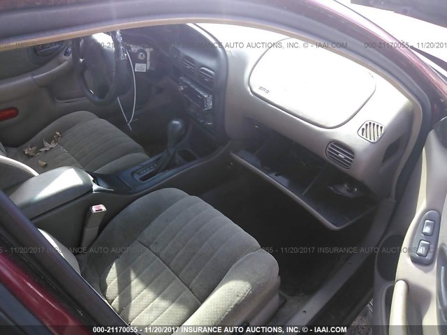 1G2WK52J91F218674 - 2001 PONTIAC GRAND PRIX SE 勃艮第红 照片 5