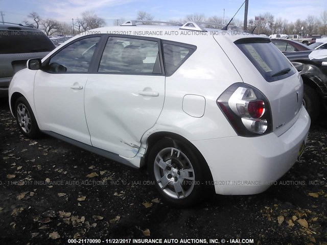 5Y2SM67029Z425055 - 2009 PONTIAC VIBE WHITE photo 3