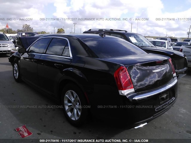 2C3CCAAGXFH803686 - 2015 CHRYSLER 300 LIMITED BLACK photo 3