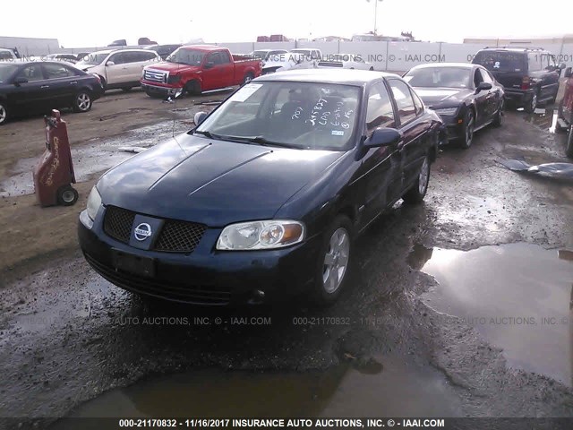 3N1CB51DX6L451618 - 2006 NISSAN SENTRA 1.8/1.8S BLUE photo 2