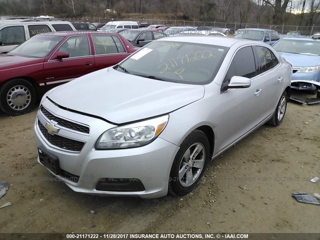 1G11C5SA3DF247085 - 2013 CHEVROLET MALIBU 1LT 银色 照片 2