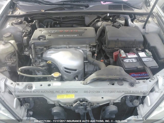 4T1BE32K15U616800 - 2005 TOYOTA CAMRY LE/XLE/SE 青色 照片 10