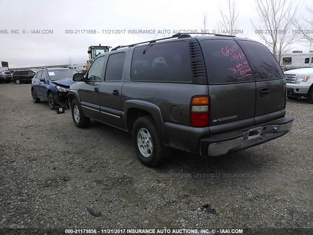 3GNFK16TX1G183259 - 2001 CHEVROLET SUBURBAN K1500 GRAY photo 3