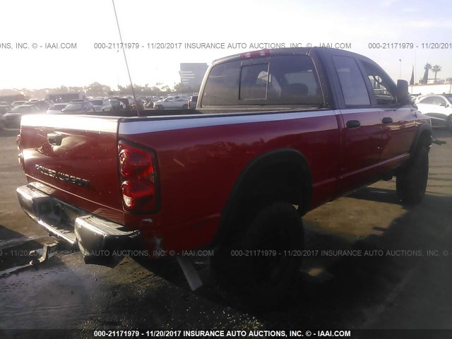 3D3KS28D07G775742 - 2007 DODGE RAM 2500 ST/SLT RED photo 4