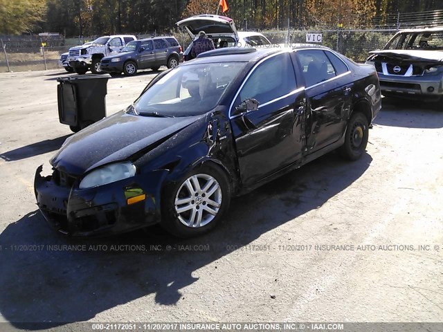 3VWEF71K17M150622 - 2007 VOLKSWAGEN JETTA WOLFSBURG 黑色 照片 2