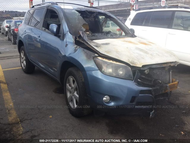 JTMBK31V666000170 - 2006 TOYOTA RAV4 LIMITED BLUE photo 1