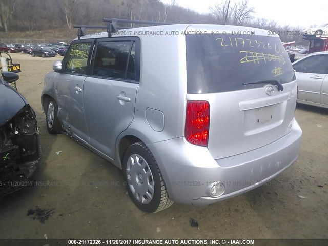 JTLKE50EX91093415 - 2009 TOYOTA SCION XB ვერცხლისფერი ფოტო 3