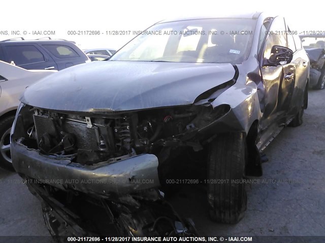 5N1AR2MN6FC601279 - 2015 NISSAN PATHFINDER S/SV/SL/PLATINUM 灰色 照片 2