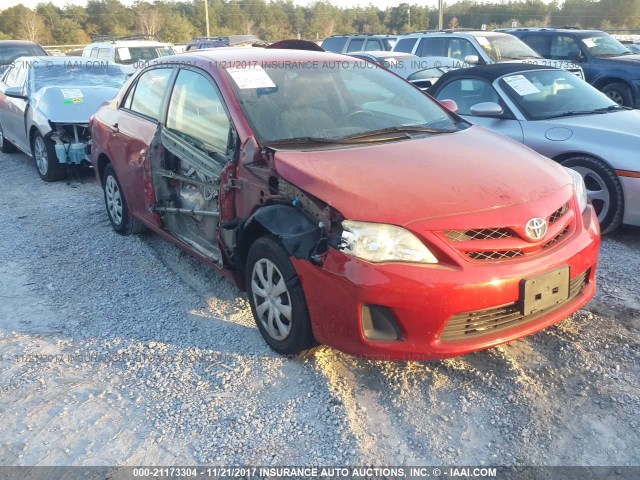 2T1BU4EE5BC594683 - 2011 TOYOTA COROLLA S/LE RED photo 6