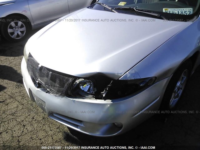 1G2HX54K424209443 - 2002 PONTIAC BONNEVILLE SE SILVER photo 6