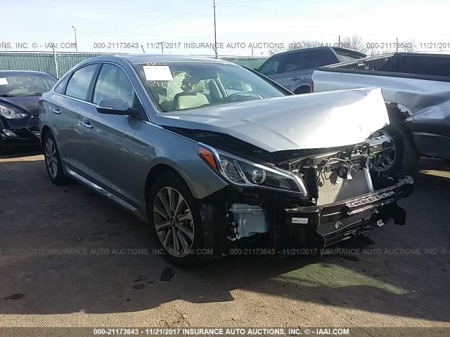 5NPE34AF9HH594156 - 2017 HYUNDAI SONATA SPORT/LIMITED SILVER photo 1