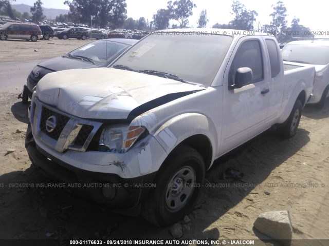 1N6BD0CT8CC404425 - 2012 NISSAN FRONTIER S/SV WHITE photo 2