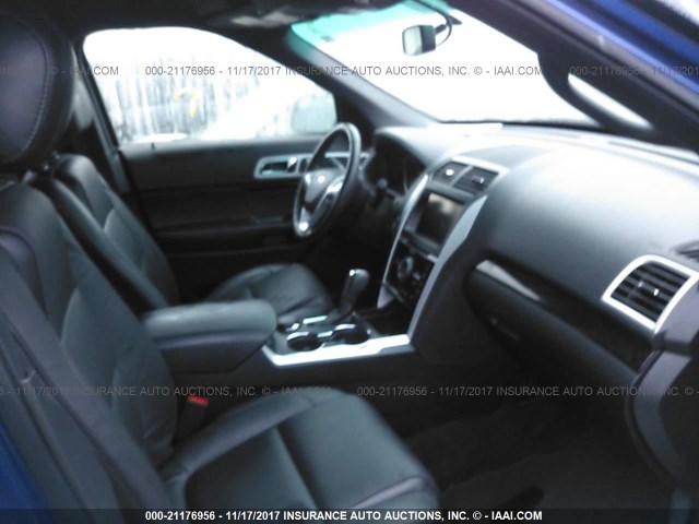 1FM5K8F8XEGC24818 - 2014 FORD EXPLORER LIMITED Mavi foto 5