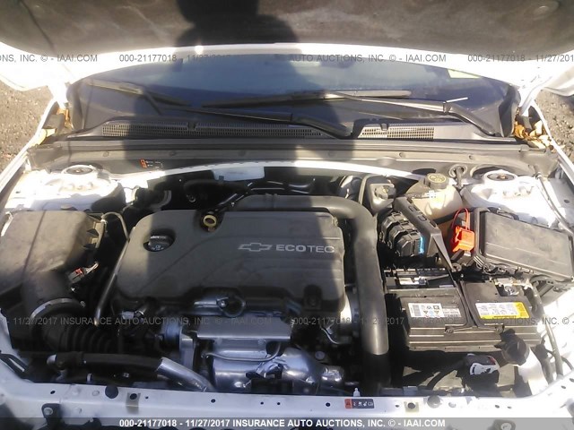 1G1ZB5ST0GF218252 - 2016 CHEVROLET MALIBU LS WHITE photo 10