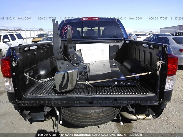 5TFRM5F15BX033871 - 2011 TOYOTA TUNDRA DOUBLE CAB SR5 BLUE photo 6