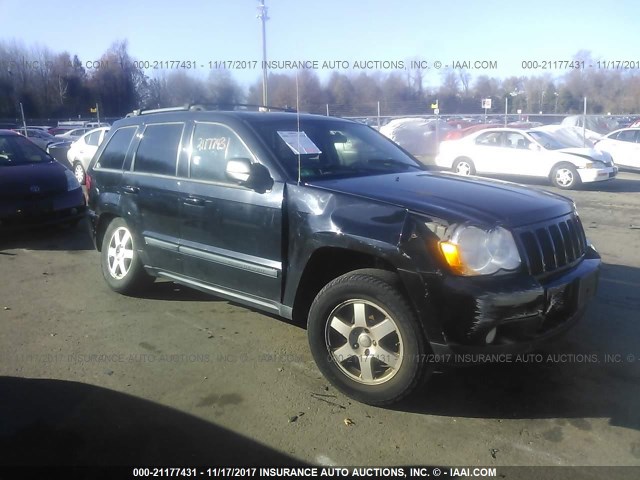 1J8GR48K88C189419 - 2008 JEEP GRAND CHEROKEE LAREDO BLACK photo 1