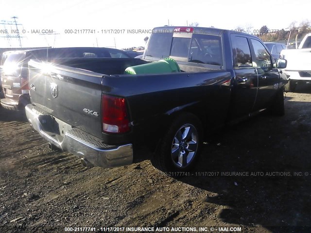 1C6RR7GT2FS571564 - 2015 RAM 1500 SLT BLACK photo 4