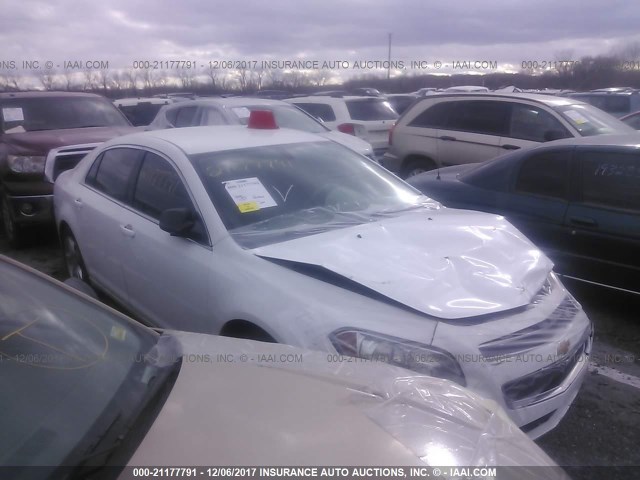 1G1ZA5EU4CF305122 - 2012 CHEVROLET MALIBU LS თეთრი ფოტო 1
