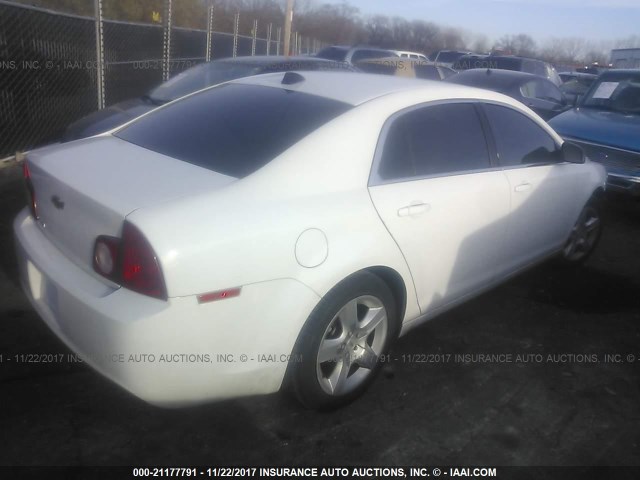 1G1ZA5EU4CF305122 - 2012 CHEVROLET MALIBU LS თეთრი ფოტო 4