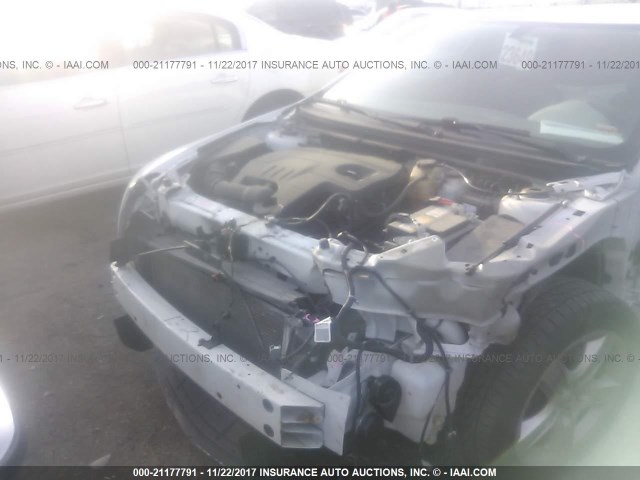 1G1ZA5EU4CF305122 - 2012 CHEVROLET MALIBU LS თეთრი ფოტო 6