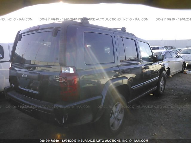 1J8HH48N66C330048 - 2006 JEEP COMMANDER 黑色 照片 4