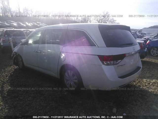 5FNRL5H61FB049688 - 2015 HONDA ODYSSEY EXL თეთრი ფოტო 3