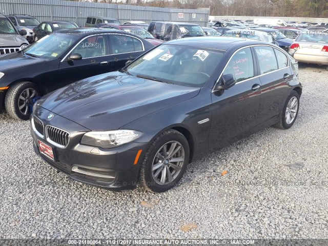 WBA5A7C59ED616862 - 2014 BMW 528 XI GRAY photo 2