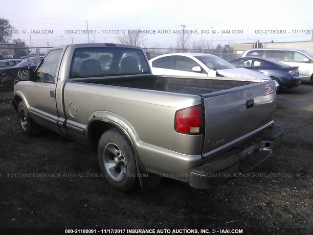 1GCCS1455YK262129 - 2000 CHEVROLET S TRUCK S10 GOLD photo 3