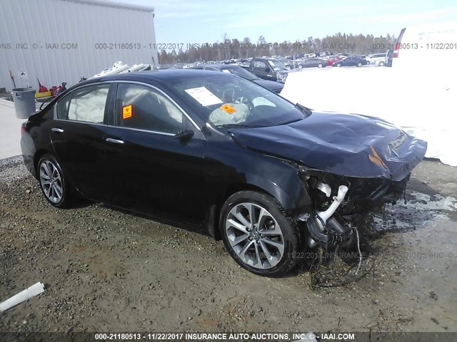 1HGCR2F50EA241609 - 2014 HONDA ACCORD SPORT 黑色 照片 1