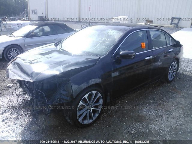 1HGCR2F50EA241609 - 2014 HONDA ACCORD SPORT 黑色 照片 2