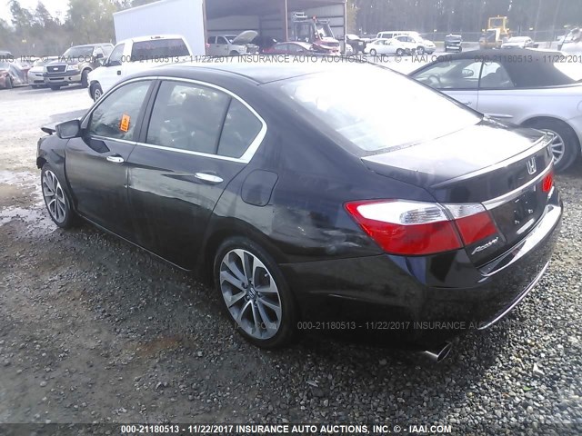 1HGCR2F50EA241609 - 2014 HONDA ACCORD SPORT 黑色 照片 3